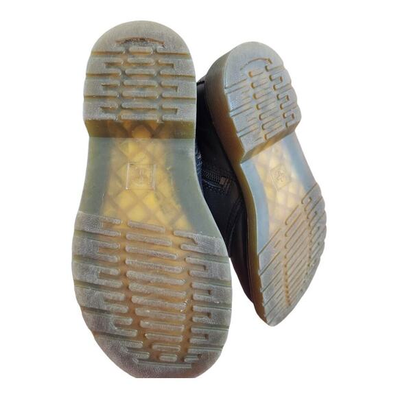 Dr martens 1460J black combat boots kids size 3 airwair lace up/ zip up boots - Picture 14 of 16